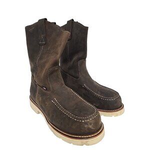 Thorogood Men's 11" Steel Toe Moc Toe Wellington Work Boot U.S.A. 804-3311 11 2E